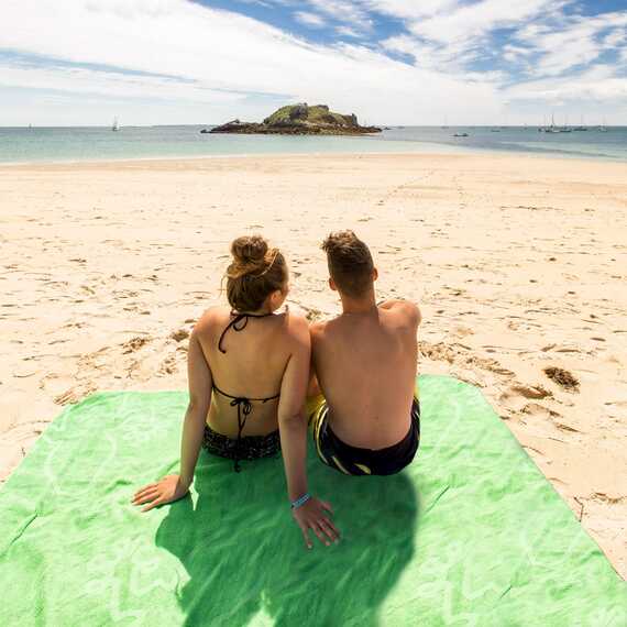 Plage de l-Ile de Houat en Bretagne Sud