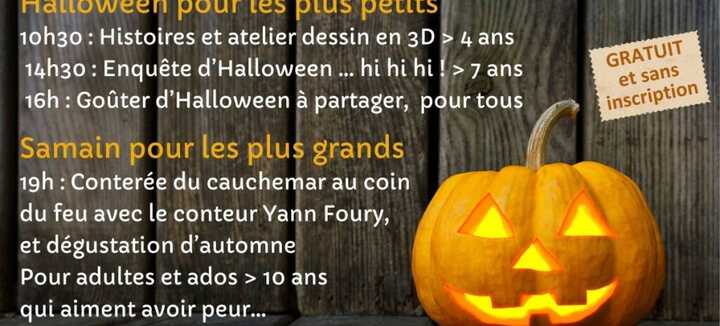 Halloween : la médiathèque fête Samain