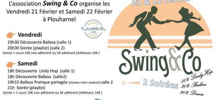 Swing and Co : 2 soirées de danses swing Balboa and Lindy Hop